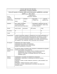 Sociologia generale(1)