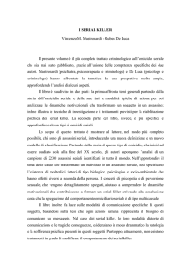 i serial killer - Psicologia e Giustizia