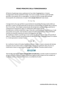 Primo principio della termodinamica - Notebook Italia