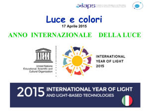 Luce e colori - INAF