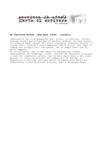 da Charlotte Brontë, Jane Eyre (1848), [incipit] Impossibile