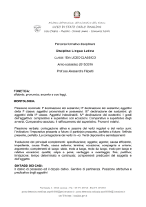 lingua e cultura latina