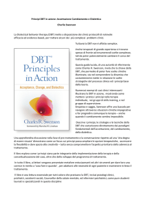Principi DBT in azione: Accettazione Cambiamento e Dialettica