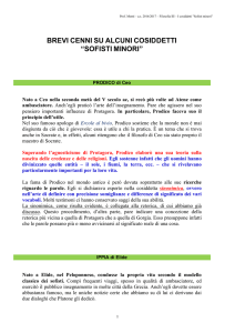 8b - I SOFISTI - i minori