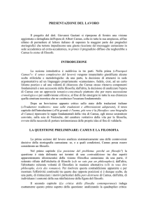 Abstract - Dottorato in Storia e Scienze filosofico