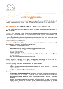 Scheda di presentazione del corso