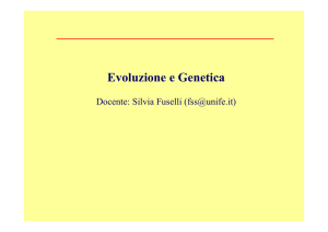 Lezione1_Origine del pensiero evolutivo