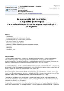 il supporto psicologico
