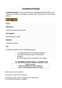 Conditional Simple - massimiliano badiali home