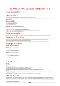 Patologia Integrata V