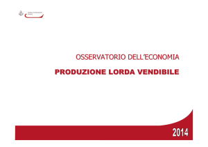 osservatorio dell`economia produzione lorda vendibile