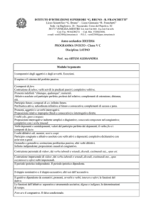 Anno scolastico 2013/2014 Modulo/Argomento - i.i.s. bruno