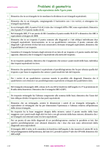 Problemi sulla equivalenza delle figure piane