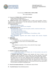 Programma storia dell`arte 2016-2017