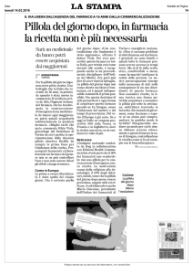 Pillola del giorno dopo, in farmacia la ricetta non è più necessaria
