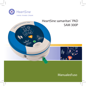 Manuale d`uso HeartSine samaritan® PAD SAM 300P