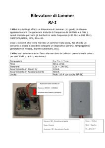 Rilevatore di Jammer RJ-1