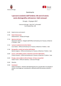 Seminario I percorsi evolutivi dell`Umbria: 60 anni di storia