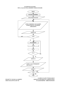 algoritmo euclideo per il calcolo del massimo comun divisore no si