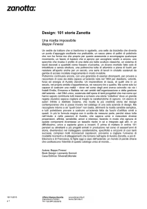 Design: 101 storie Zanotta