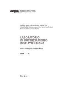 Laboratorio di potenziamento dell`attenzione