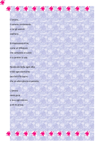 Amore, il sommo sentimento