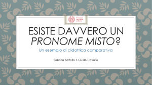 Esiste davvero un pronome misto?
