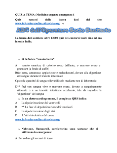 QUIZ A TEMA: Medicina urgenza em Quiz estratti dalla ba www