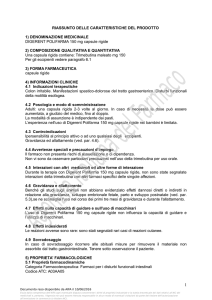 RIASSUNTO DELLE CARATTERISTICHE DEL PRODOTTO 1