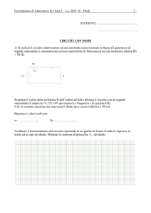 Esercitazione di Laboratorio di Fisica 3 – aa 2015