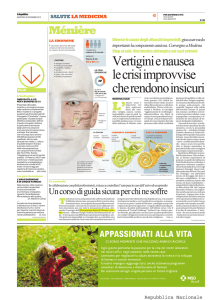 Vertigini e nausea le crisi improvvise che rendono insicuri