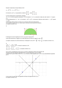 Soluzione Febbraio 2013