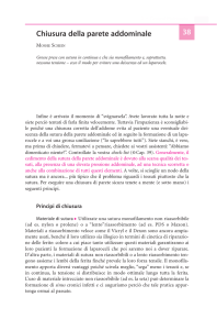 Chiusura della parete addominale