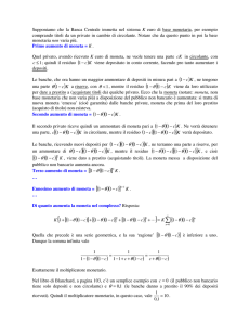 Il moltiplicatore monetario