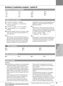 Biochimica: il metabolismo energetico • Capitolo B3