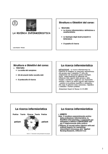La ricerca infermieristica - Area