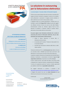 Fatturazione elettronica alla PA: brochure 1