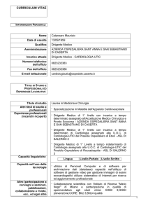 curriculum vitae - w w w . o s p e d a l e . c a s e r t a . i t