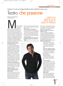 Alessio Di Clemente intervistato su Tracce