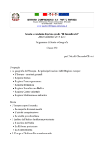 storia-geografia 2d - Istituto Comprensivo N.1 – Porto Torres