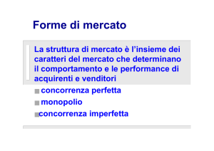 Forme di mercato