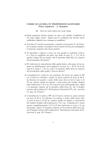 Esercizi sull`Unita` 3