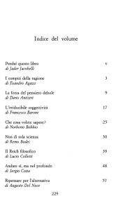 Dove va la filosofia italiana?