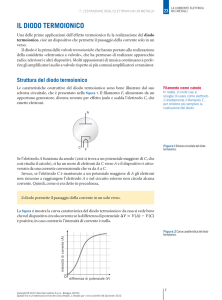 Il diodo termoionico - Zanichelli online per la scuola