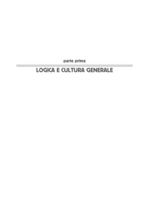 logica e cultura generale