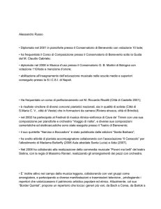 Curriculum - Comune di Galliera