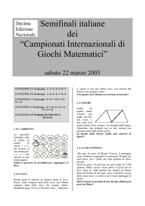Semifinale testi 2003
