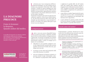 la diagnosi precoce