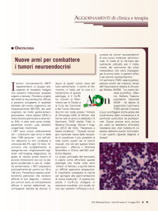 Nuove armi per combattere i tumori neuroendocrini