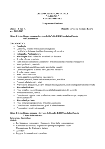 LICEO SCIENTIFICO STATALE " G. BRUNO " VENEZIA
